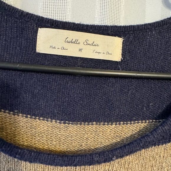 Isabella Sinclair Anthropology Midi Bodycon Colorblock Dress Size Medium GUC - Picture 5 of 8